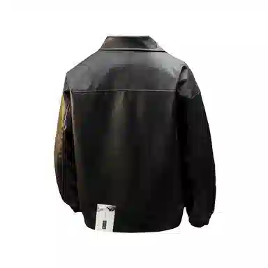 布客行 美式复古高街潮牌翻领痞帅休闲宽松百搭夹克 男女同款