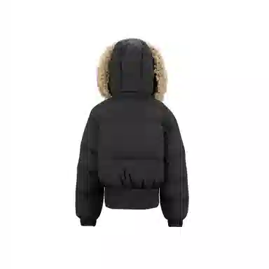 【dme】 潮牌复古休闲百搭简约街头户外运动连帽拉链短款纯色羽绒服 男女同款