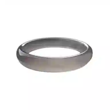 翡翠王朝 国潮新中式古风汉服旗袍 烟灰玉髓 玉石手镯 女款 玉髓