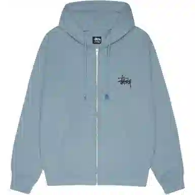Stussy SS22 Basic Stussy Zip Hood Logo