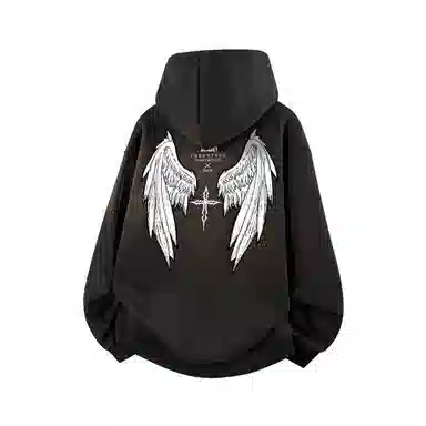 SUNSETMONENT Wings Cross Hoodie