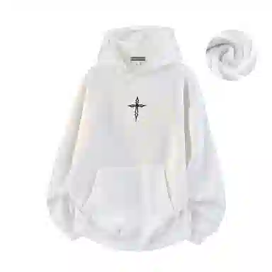 SUNSETMONENT Wings Cross Hoodie