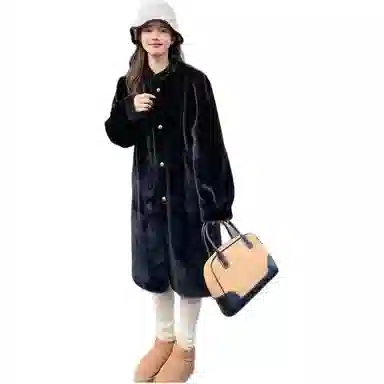 邓大喵 简约舒适时尚休闲皮草 女款