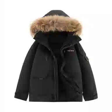 鸭鸭 宝藏抗冻轻盈舒适休闲户外运动上课通勤百搭加厚保暖亲肤防寒防风防水可拆卸毛领中长款羽绒服 男女同款