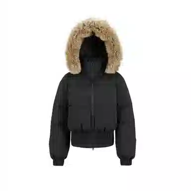 【dme】 潮牌复古休闲百搭简约街头户外运动连帽拉链短款纯色羽绒服 男女同款