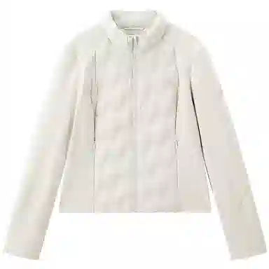 太平鸟 简约时尚轻薄修身白鸭绒排骨羽绒服 女款
