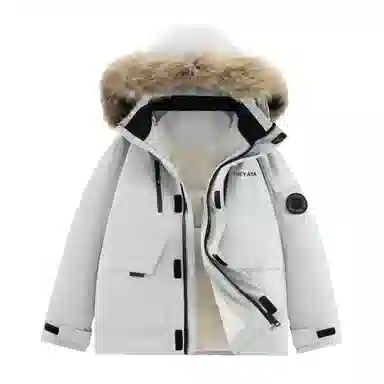 鸭鸭 宝藏抗冻轻盈舒适休闲户外运动上课通勤百搭加厚保暖亲肤防寒防风防水可拆卸毛领中长款羽绒服 男女同款