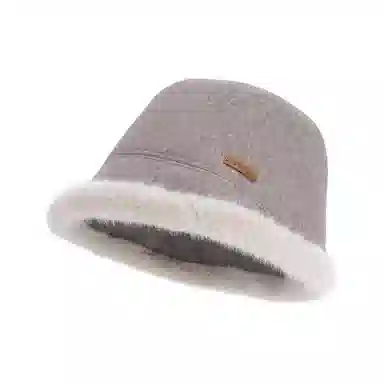 山一丸 韩版防风保暖水桶显脸小百搭护耳 涤纶 帽子 女款