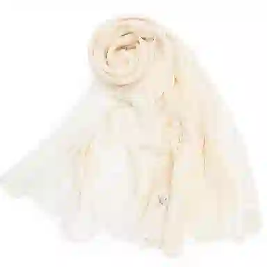 一米画纱 超仙气质加大绣花草染外出浪漫轻盈优雅纱巾 桑蚕丝 丝巾 女款