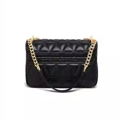 C°BANNER Quilted Chain Crossbody Bag Black Medium