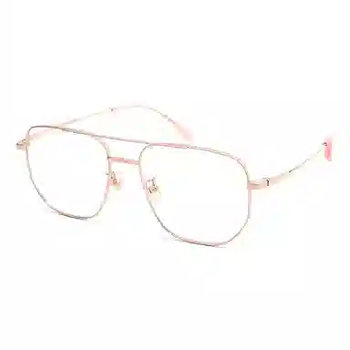 【可配度数】 佐川 时尚双梁眼镜框 超轻复古护目方圆脸显脸小 飞行员式 光学镜架 男女同款情侣款