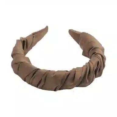 左欧 气质丝滑褶皱 缎面 发箍 女款