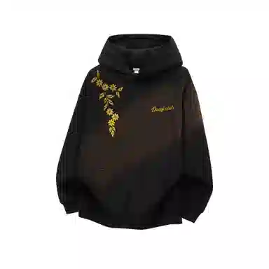 Duoyi Paper-Cut Floral Hoodie