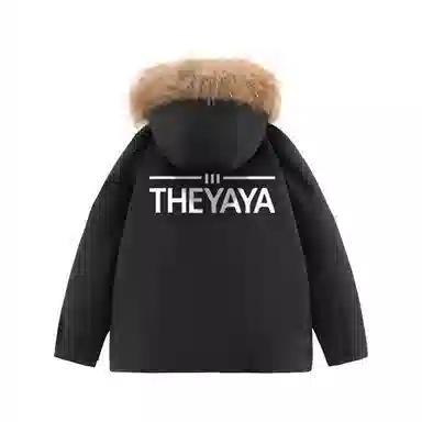 鸭鸭 新国标高蓬松鸭绒防水防风抗寒保暖加厚户外宽松休闲时尚百搭学生党运动肩章飞行员连帽派克工装冬季羽绒服 男女同款