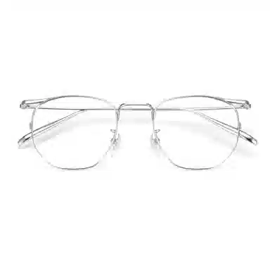 苍木优品 高端设计近视眼镜防蓝光超轻 β钛 不规则形 光学镜架 男女同款情侣款