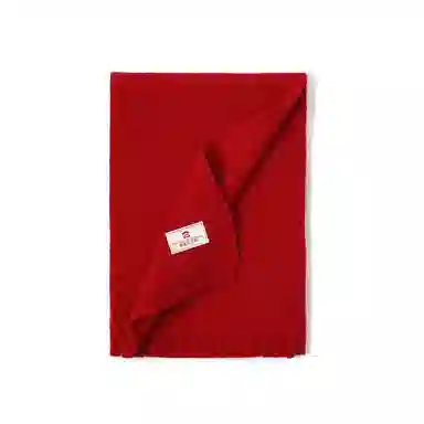 宫里的世界 纯色经典高级感百搭 腈纶 绒线围巾 男女同款情侣款