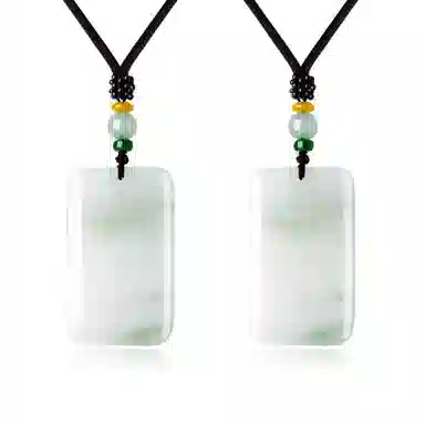 老凤祥 山水无事牌 国风复古小众设计 极简日常通勤百搭 轻奢古典优雅高级感 天山翠 项链 男女同款情侣款