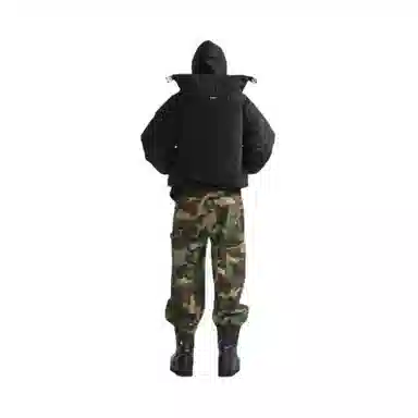 P.M.W Nylon Backpack Black