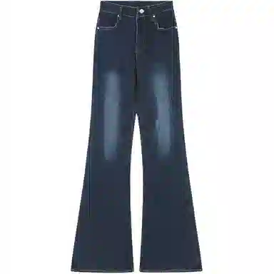 苏九儿 辣妹弹力修身微喇马蹄牛仔裤 女款