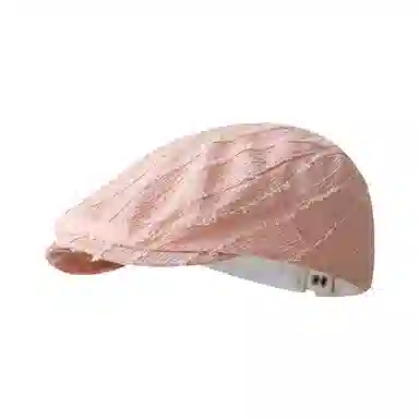 浪莎 日韩小众设计毛边简约纯色时尚百搭显脸小文艺 聚酯纤维 贝雷帽 男女同款情侣款