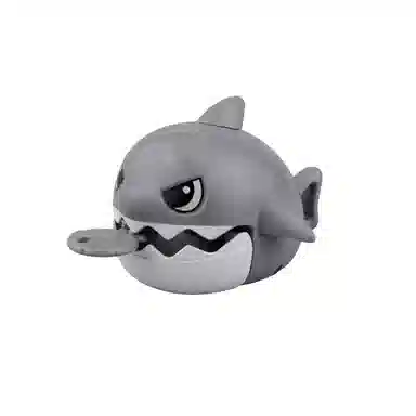 馨枕居 拉线咬牙鲨鱼 挂件可拉绳解压大鱼吃小鱼小鲨鱼钥匙扣 整蛊玩具