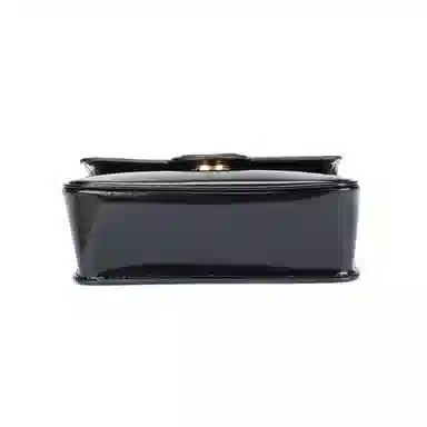 Tory Burch Robinson Small Patent Leather Bag Black