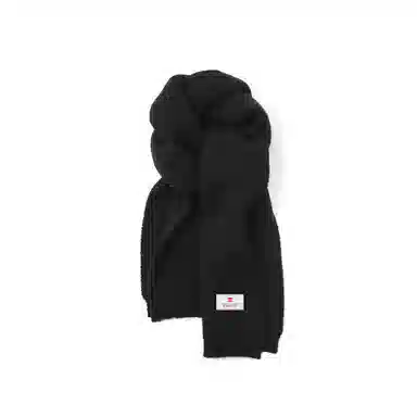 宫里的世界 纯色经典高级感百搭 腈纶 绒线围巾 男女同款情侣款