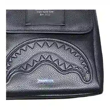 Sprayground PVC Messenger Bag Black