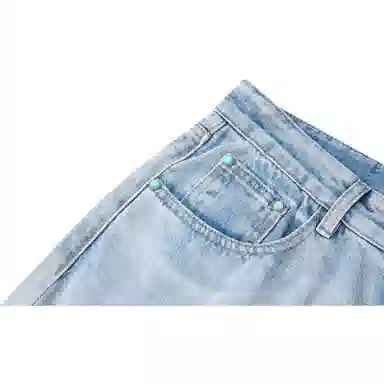 MADE EXTREME Vintage Washed Straight Jeans