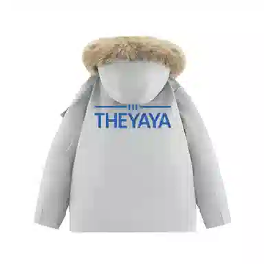 鸭鸭 新国标高蓬松鸭绒防水防风抗寒保暖加厚户外宽松休闲时尚百搭学生党运动肩章飞行员连帽派克工装冬季羽绒服 男女同款