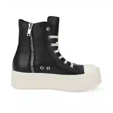 Rick Owens High Top Sneakers Black