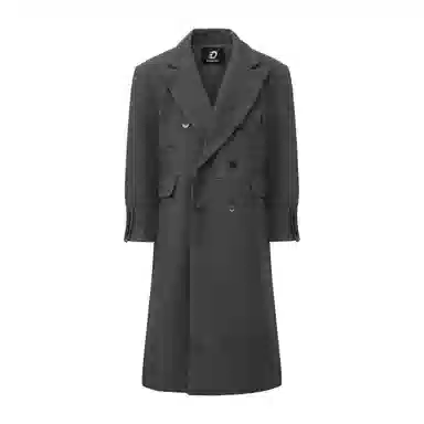 DESATURATE Deconstructed Wool Coat