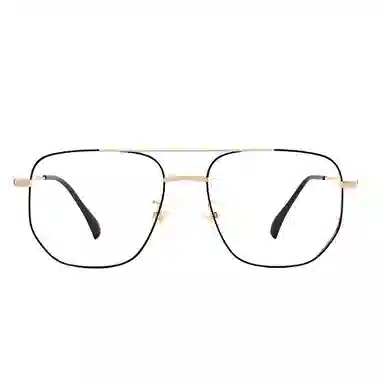 【可配度数】 佐川 时尚双梁眼镜框 超轻复古护目方圆脸显脸小 飞行员式 光学镜架 男女同款情侣款