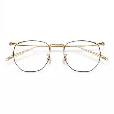 苍木优品 高端设计近视眼镜防蓝光超轻 β钛 不规则形 光学镜架 男女同款情侣款