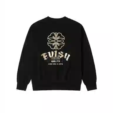 EVISU 2024 Fall Winter Sweatshirt Black
