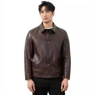 SLLAVIF Leather Jacket