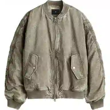 H&M Loose Fit Ribbed Pilot Jacket
