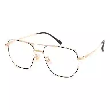 【可配度数】 佐川 时尚双梁眼镜框 超轻复古护目方圆脸显脸小 飞行员式 光学镜架 男女同款情侣款