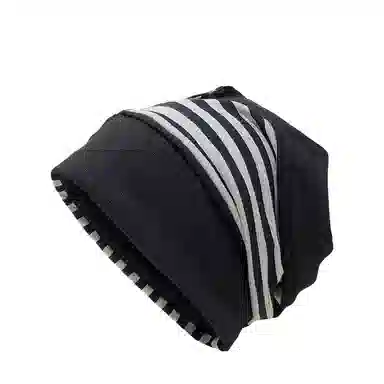 心水好物 日系轻奢感条纹拼色小众设计 棉 帽子 男女同款情侣款