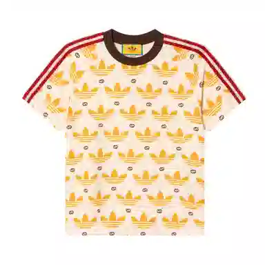 Gucci x adidas Logo T-Shirt Yellow
