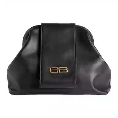 Balenciaga Medium Leather Tote Black Gold Hardware