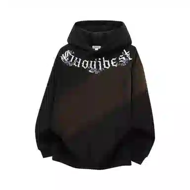 Duoyi Logo Print Hoodie