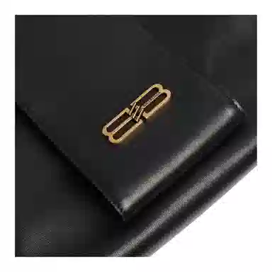 Balenciaga Medium Leather Tote Black Gold Hardware