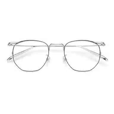 苍木优品 高端设计近视眼镜防蓝光超轻 β钛 不规则形 光学镜架 男女同款情侣款