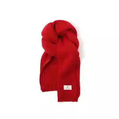 宫里的世界 纯色经典高级感百搭 腈纶 绒线围巾 男女同款情侣款