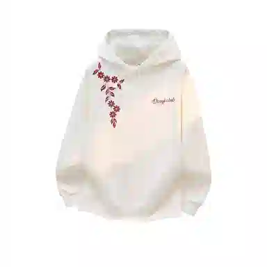 Duoyi Paper-Cut Floral Hoodie