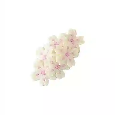 蒙妮 森系甜美刺绣花朵 布艺 发夹 女款