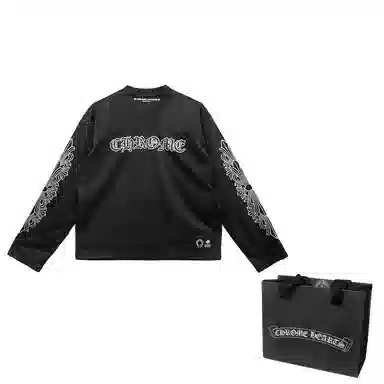 Chrome Hearts Hockey Series Long Sleeve Tee Black