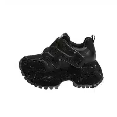 满钻厚底内增高百搭休闲运动户外时尚潮流学院风运动鞋 减震耐磨平衡 低帮 老爹鞋 女款