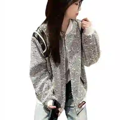 27 Life Striped Tweed Jacket